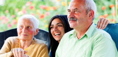 Grandparents with granddaughter 1