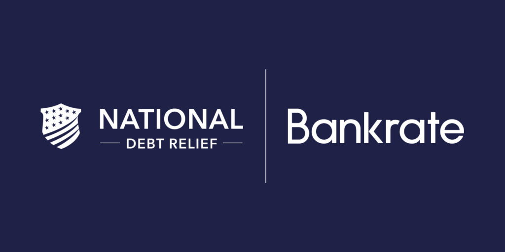 NDR and Bankrate logos on a blue background