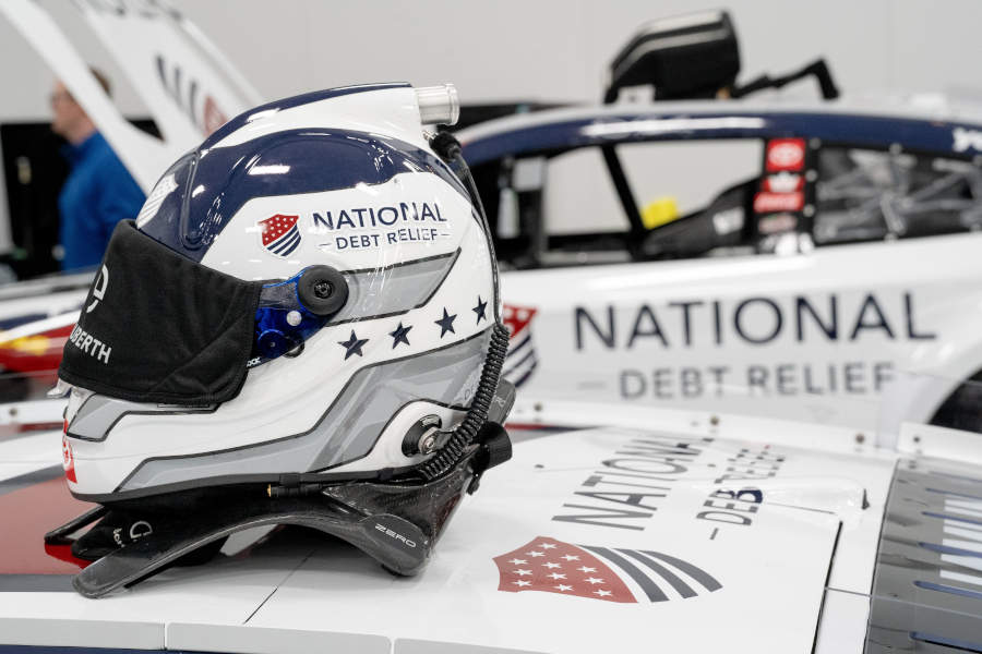 denny hamlin helmet car ndr web