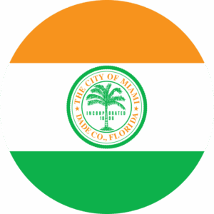 Flag of Miami Florida